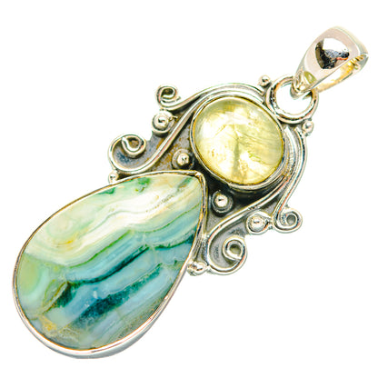 Ocean Jasper Pendants handcrafted by Ana Silver Co - PD31850 - Photo 2
