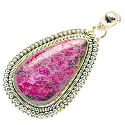 Ruby Fuchsite Pendants handcrafted by Ana Silver Co - PD31853 - Photo 2
