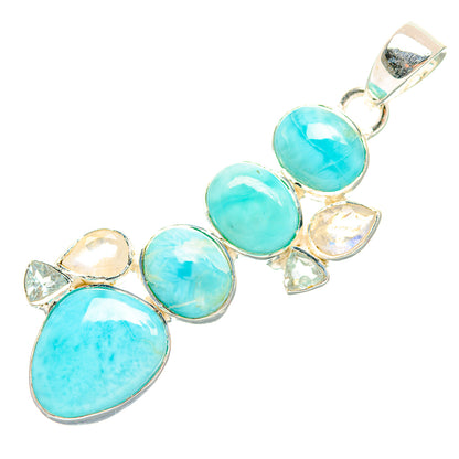 Larimar Pendants handcrafted by Ana Silver Co - PD31858 - Photo 2