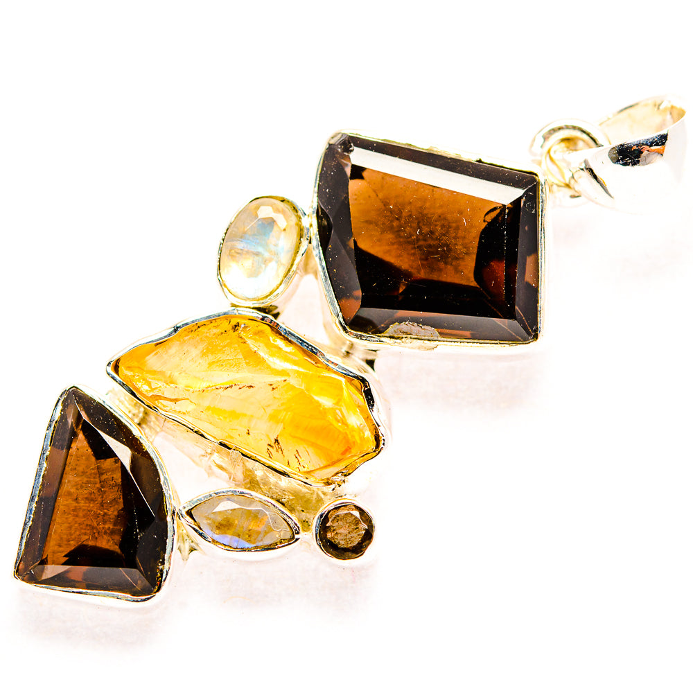 Smoky Quartz Pendants handcrafted by Ana Silver Co - PD31863 - Photo 2