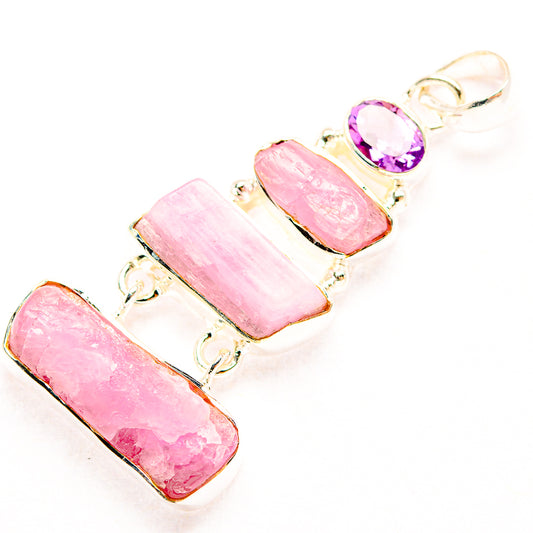 Kunzite Pendants handcrafted by Ana Silver Co - PD31867 - Photo 2