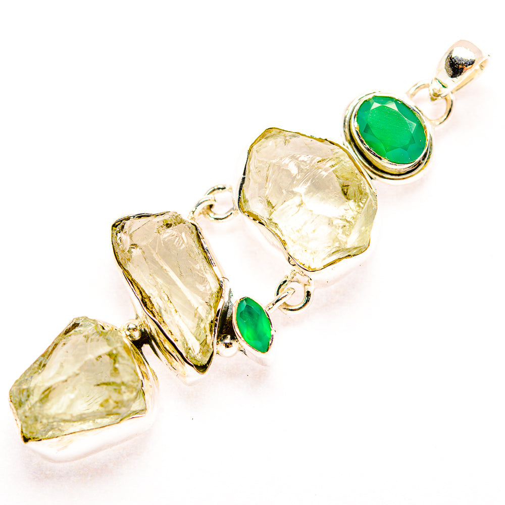 Green Amethyst Pendants handcrafted by Ana Silver Co - PD31869 - Photo 2