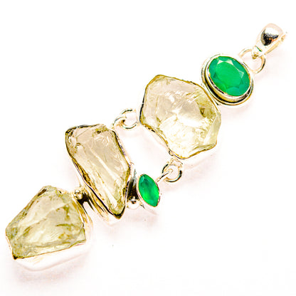 Green Amethyst Pendants handcrafted by Ana Silver Co - PD31869 - Photo 2