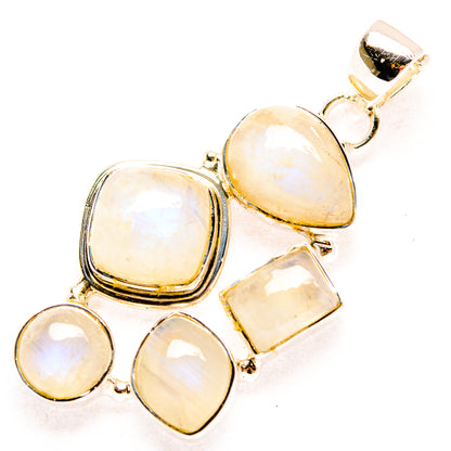 Rainbow Moonstone Pendants handcrafted by Ana Silver Co - PD31882 - Photo 2
