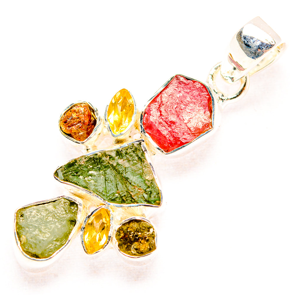 Tourmaline Pendants handcrafted by Ana Silver Co - PD31895 - Photo 2