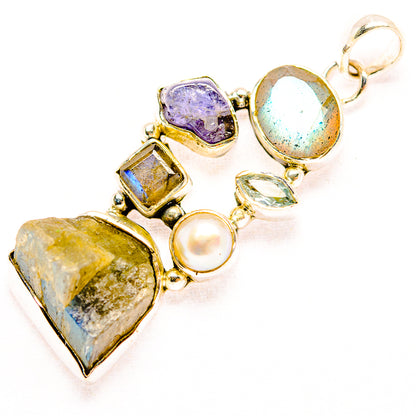 Labradorite Pendants handcrafted by Ana Silver Co - PD31899 - Photo 2