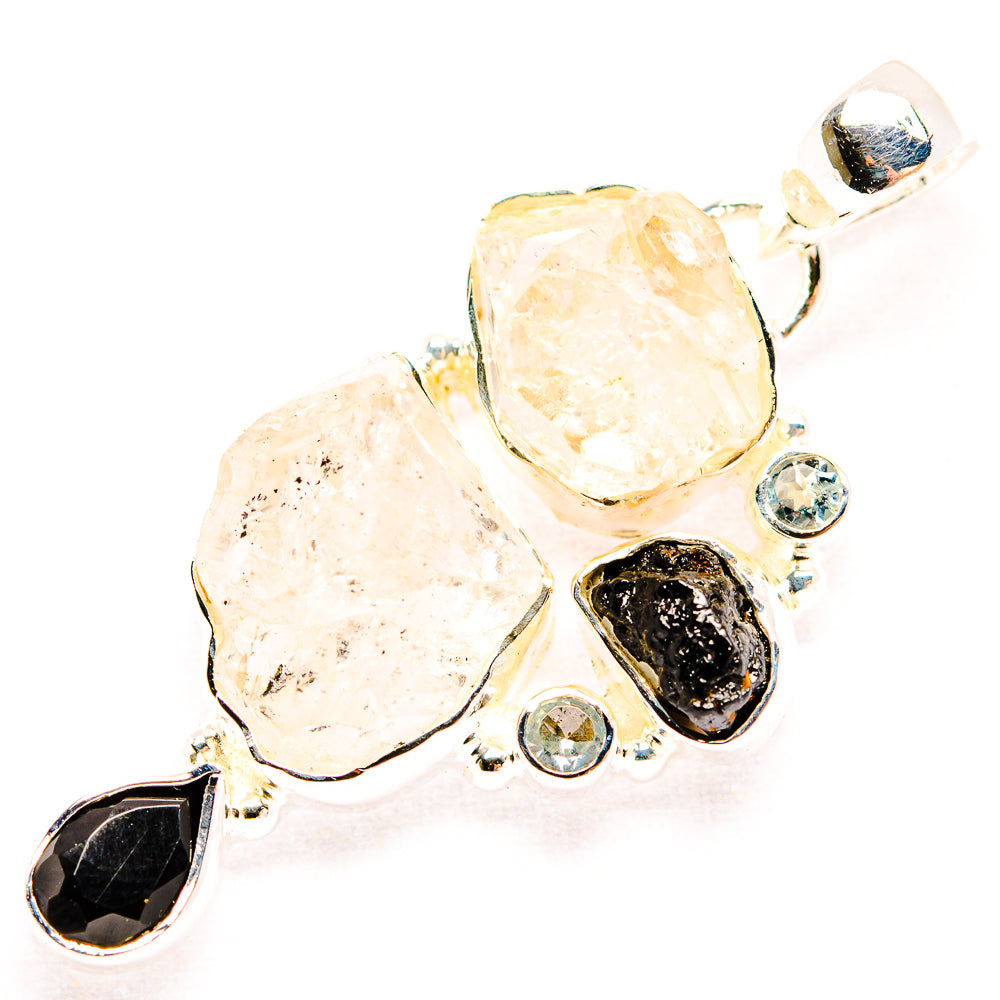 Rainbow Moonstone Pendants handcrafted by Ana Silver Co - PD31901 - Photo 2