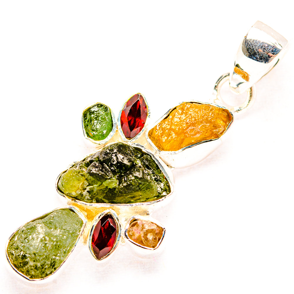 Tourmaline Pendants handcrafted by Ana Silver Co - PD31902 - Photo 2