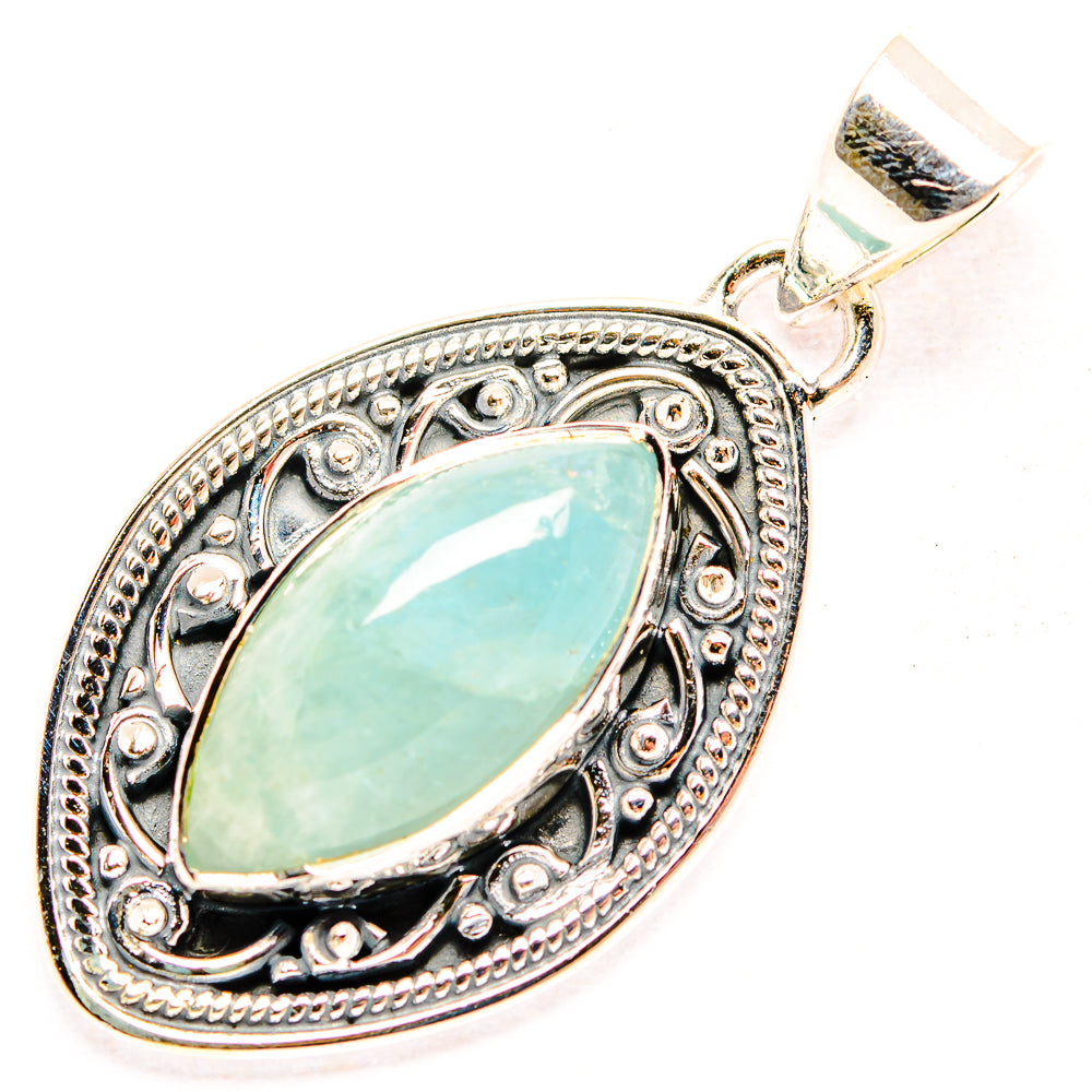 Aquamarine Pendants handcrafted by Ana Silver Co - PD31919 - Photo 2