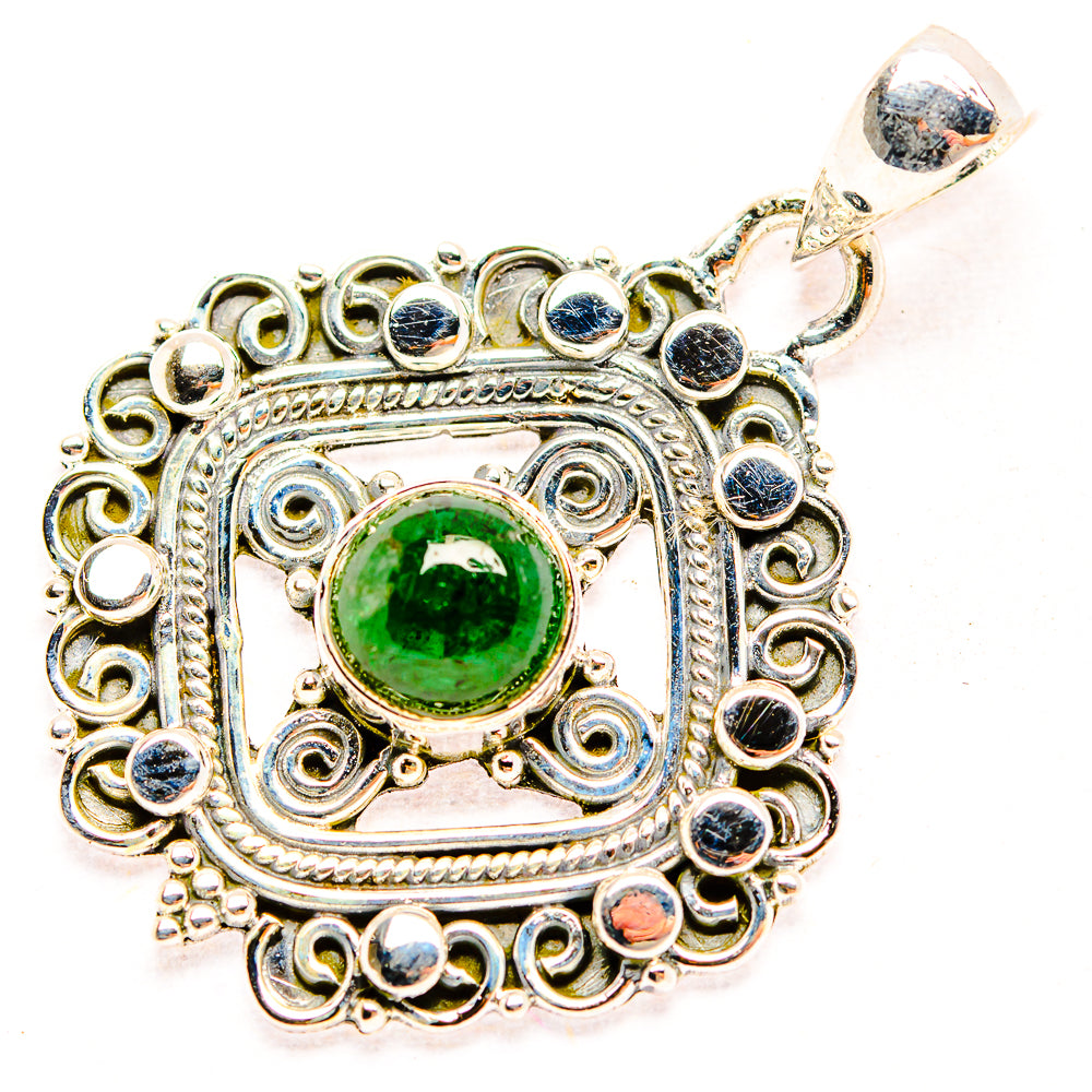 Green Tourmaline Pendants handcrafted by Ana Silver Co - PD31923 - Photo 2