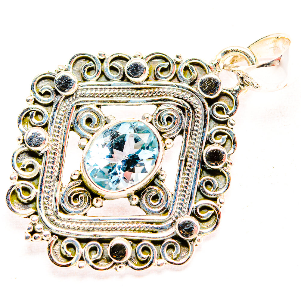 Blue Topaz Pendants handcrafted by Ana Silver Co - PD31924 - Photo 2