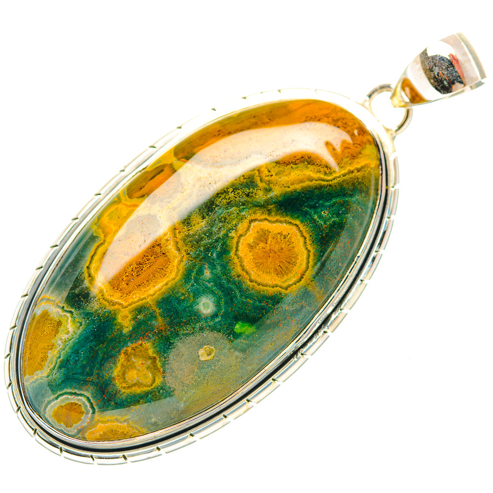 Ocean Jasper Pendants handcrafted by Ana Silver Co - PD31937 - Photo 2