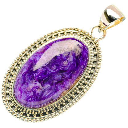 Charoite Pendants handcrafted by Ana Silver Co - PD31946 - Photo 2