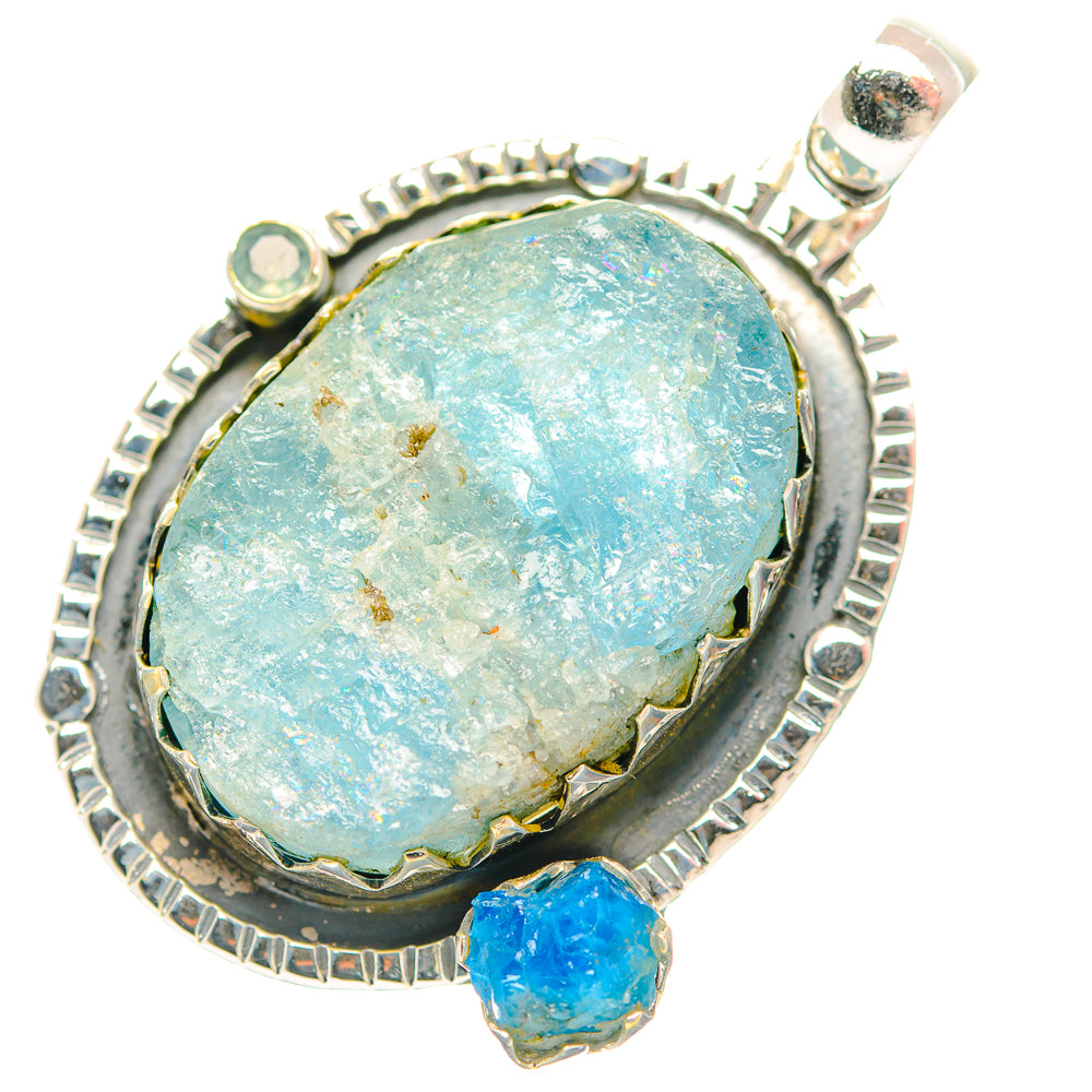 Aquamarine Pendants handcrafted by Ana Silver Co - PD31949 - Photo 2