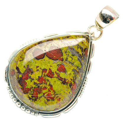 Dragon's Bloodstone Pendants handcrafted by Ana Silver Co - PD31961 - Photo 2