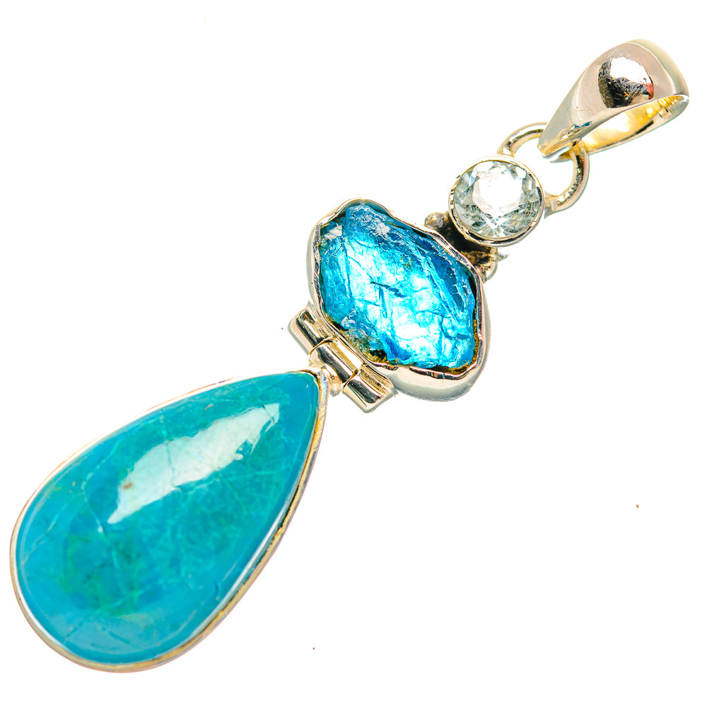 Apatite Pendants handcrafted by Ana Silver Co - PD31984 - Photo 2
