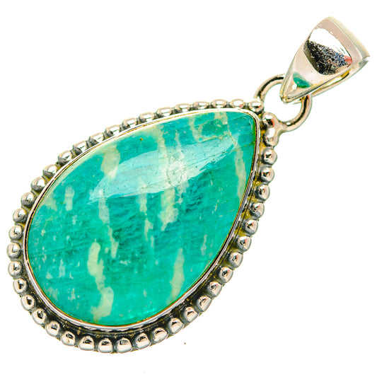 Amazonite Pendants handcrafted by Ana Silver Co - PD31986 - Photo 2