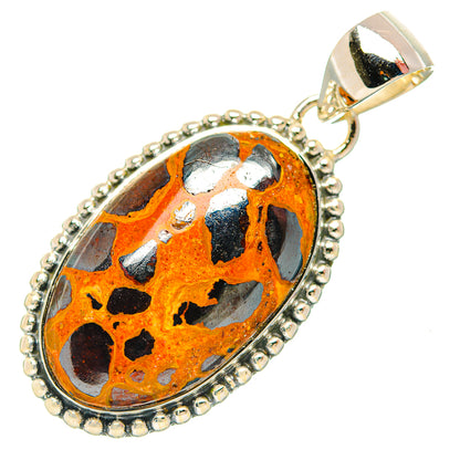 Bauxite Pendants handcrafted by Ana Silver Co - PD31989 - Photo 2