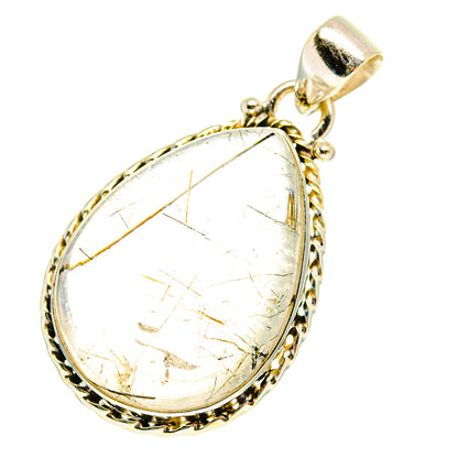 Tourmalinated Quartz Pendants handcrafted by Ana Silver Co - PD3200