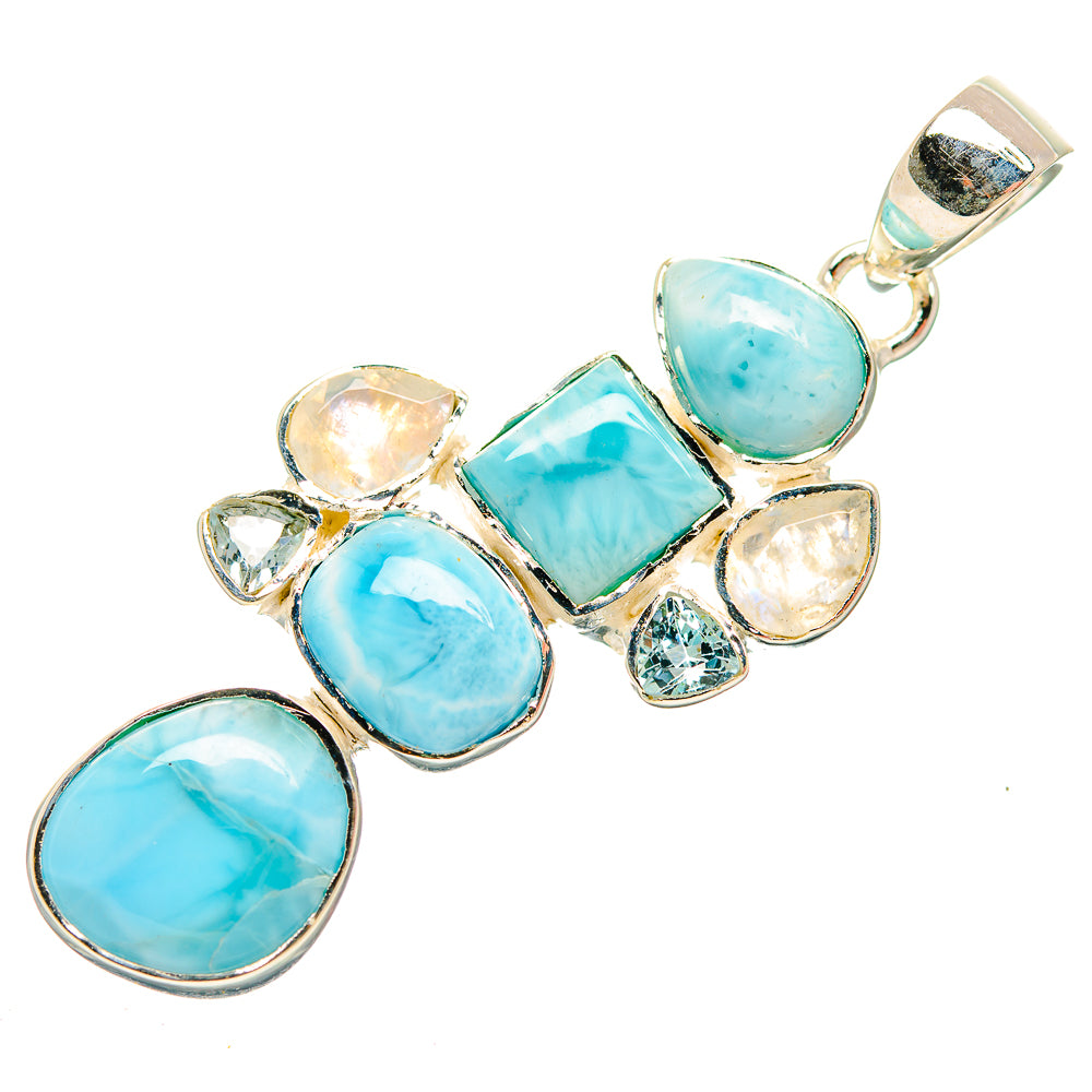 Larimar Pendants handcrafted by Ana Silver Co - PD32004 - Photo 2