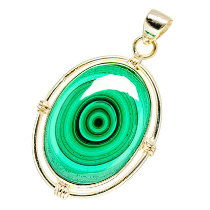 Malachite Pendants handcrafted by Ana Silver Co - PD3201