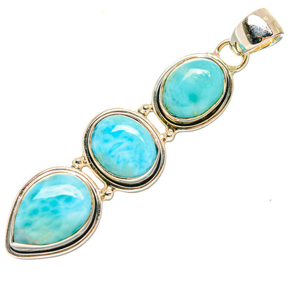 Larimar Pendants handcrafted by Ana Silver Co - PD32010 - Photo 2