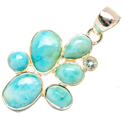 Larimar Pendants handcrafted by Ana Silver Co - PD32013 - Photo 2
