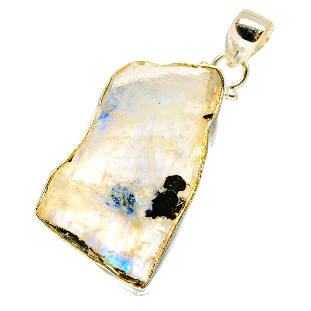 Rainbow Moonstone Pendants handcrafted by Ana Silver Co - PD3202