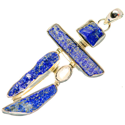 Lapis Lazuli Pendants handcrafted by Ana Silver Co - PD32025 - Photo 2
