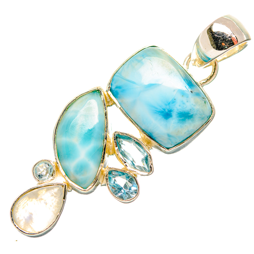 Larimar Pendants handcrafted by Ana Silver Co - PD32030 - Photo 2