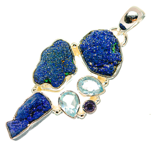 Azurite Pendants handcrafted by Ana Silver Co - PD32031 - Photo 2