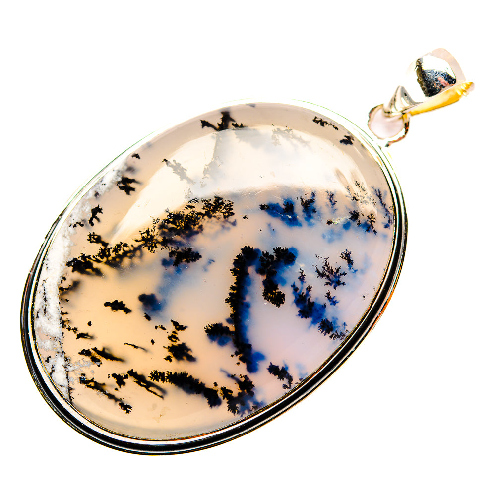 Dendritic Opal Pendants handcrafted by Ana Silver Co - PD32058 - Photo 2