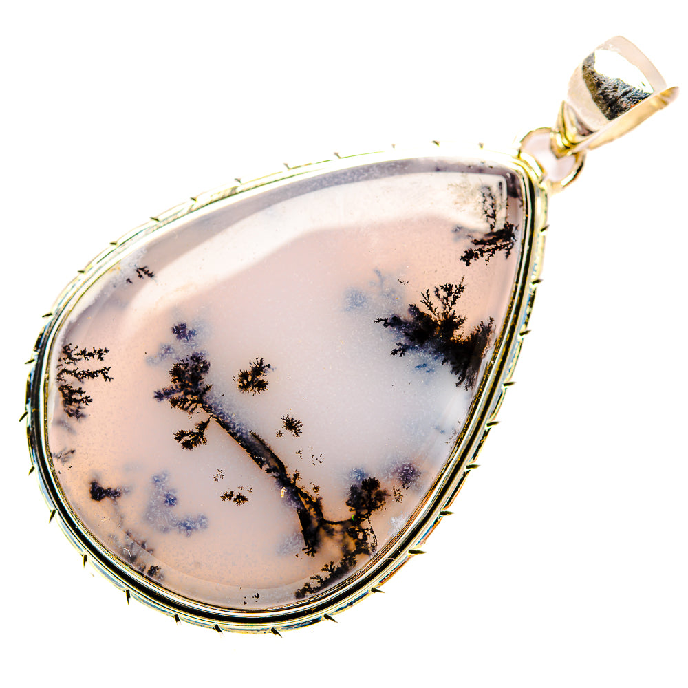 Dendritic Opal Pendants handcrafted by Ana Silver Co - PD32060 - Photo 2