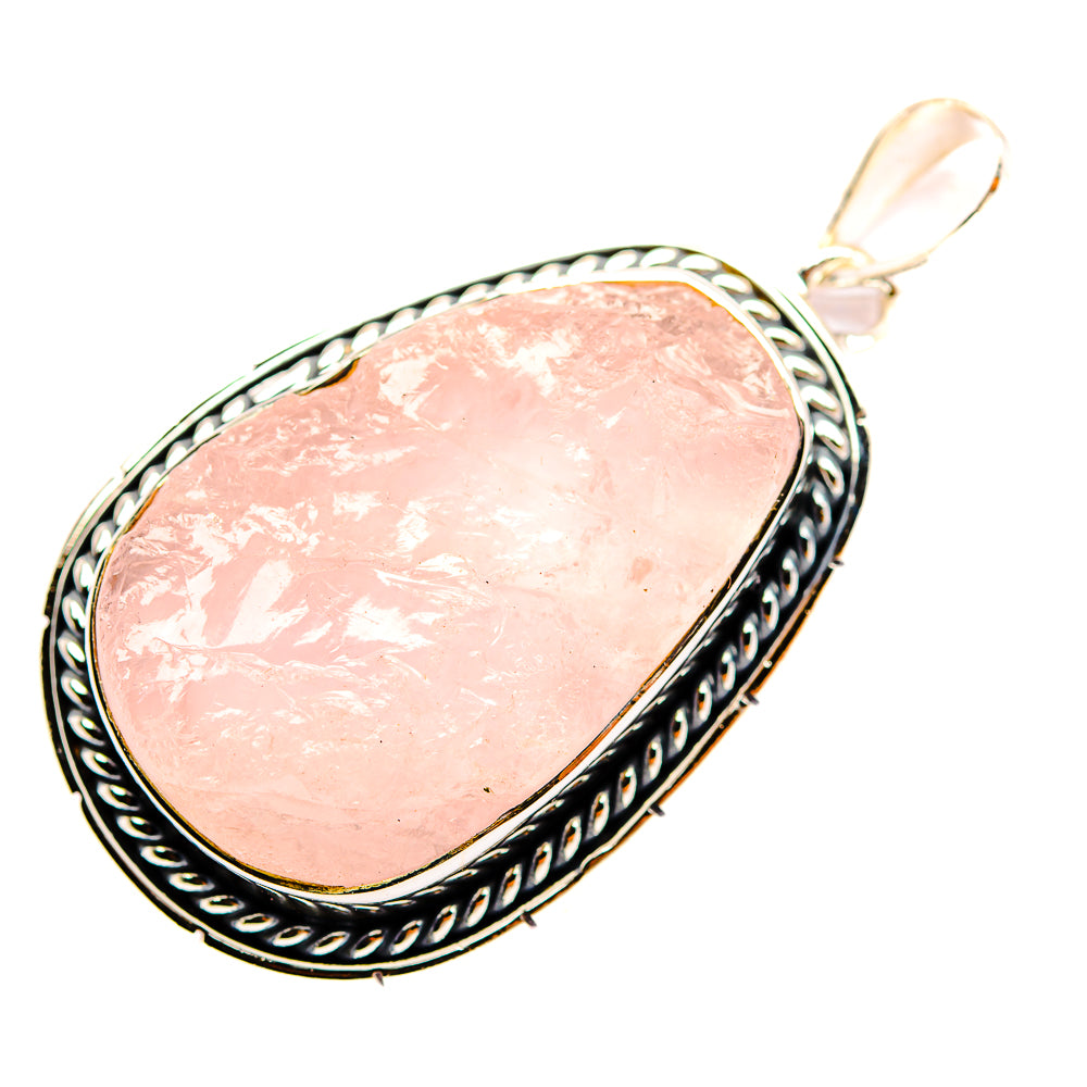 Rose Quartz Pendants handcrafted by Ana Silver Co - PD32071 - Photo 2