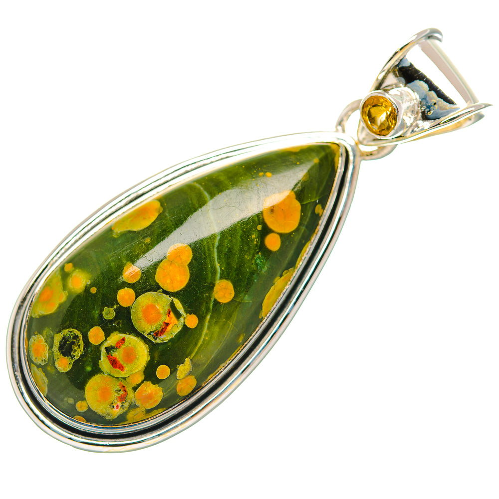 Ocean Jasper Pendants handcrafted by Ana Silver Co - PD32075 - Photo 2