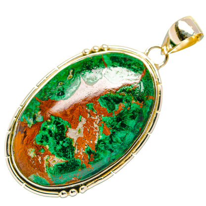 Malachite Pendants handcrafted by Ana Silver Co - PD32077 - Photo 2