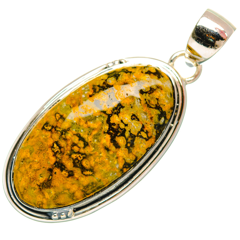 Ocean Jasper Pendants handcrafted by Ana Silver Co - PD32090 - Photo 2