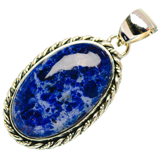 Sodalite Pendants handcrafted by Ana Silver Co - PD32099 - Photo 2