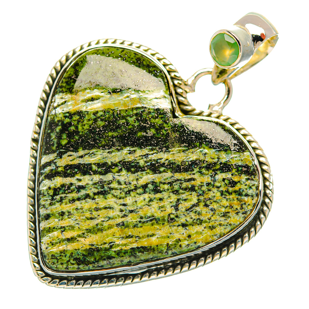 Green Swiss Opal Pendants handcrafted by Ana Silver Co - PD32106 - Photo 2