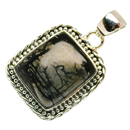 Picasso Jasper Pendants handcrafted by Ana Silver Co - PD32110 - Photo 2