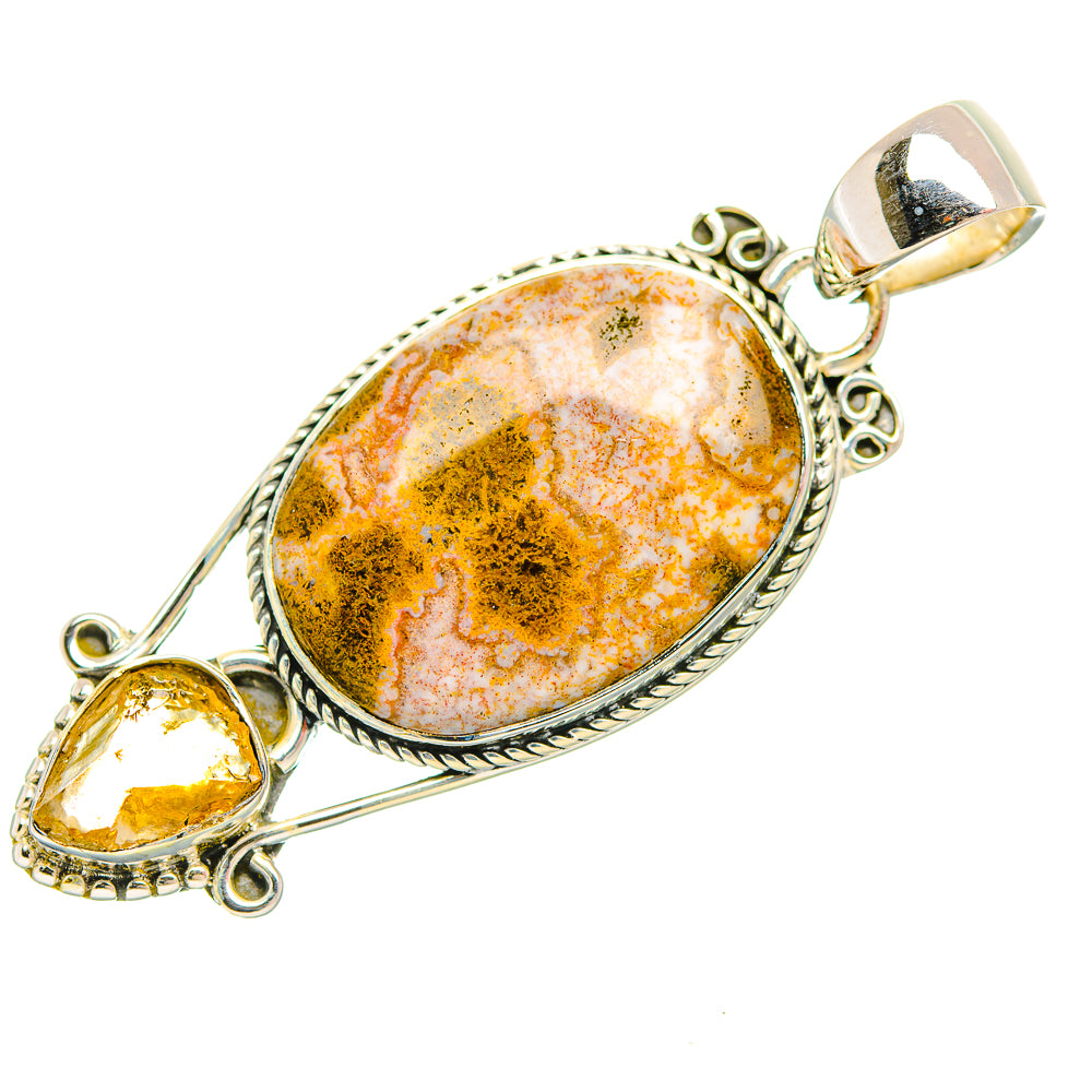 Ocean Jasper Pendants handcrafted by Ana Silver Co - PD32123 - Photo 2