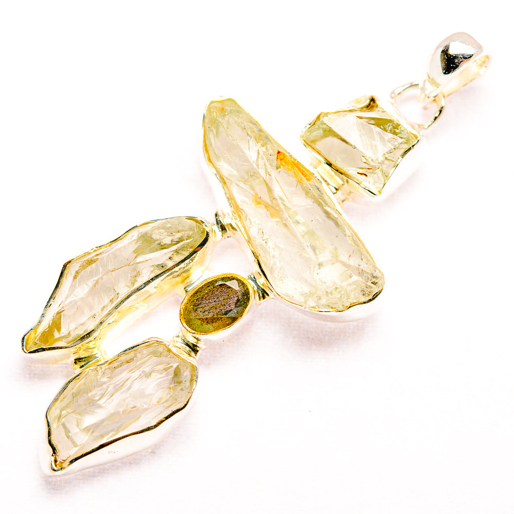 Green Amethyst Pendants handcrafted by Ana Silver Co - PD32130 - Photo 2