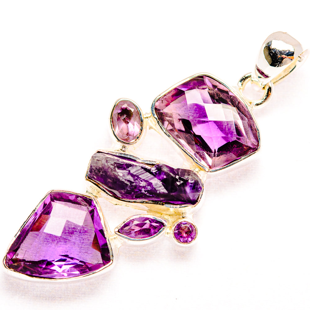 Amethyst Pendants handcrafted by Ana Silver Co - PD32133 - Photo 2