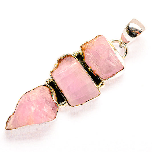Kunzite Pendants handcrafted by Ana Silver Co - PD32136 - Photo 2