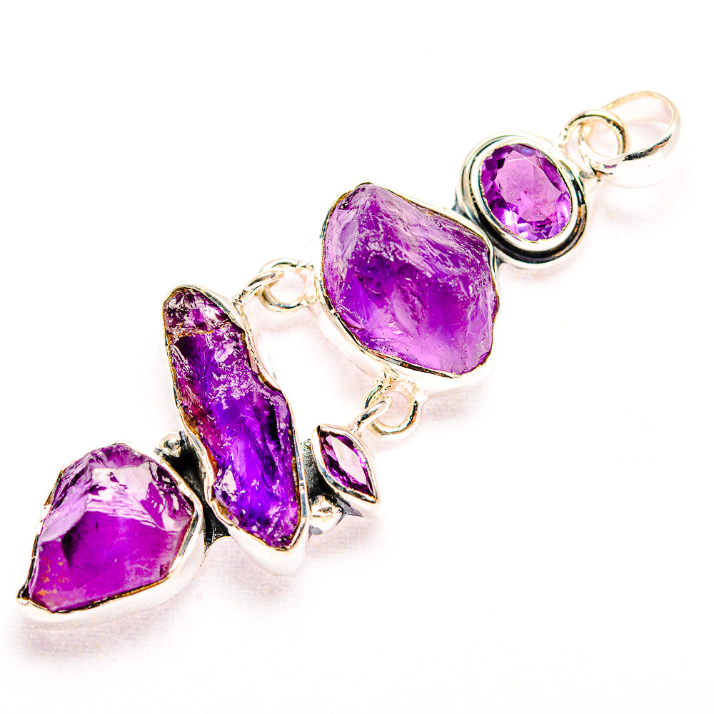 Amethyst Pendants handcrafted by Ana Silver Co - PD32140 - Photo 2