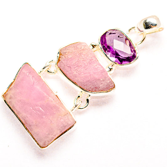 Kunzite Pendants handcrafted by Ana Silver Co - PD32143 - Photo 2