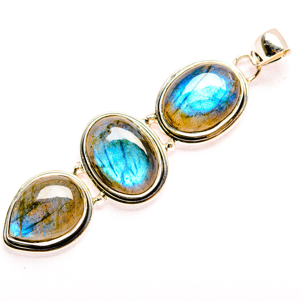 Labradorite Pendants handcrafted by Ana Silver Co - PD32151 - Photo 2