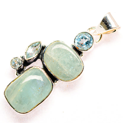 Aquamarine Pendants handcrafted by Ana Silver Co - PD32159 - Photo 2