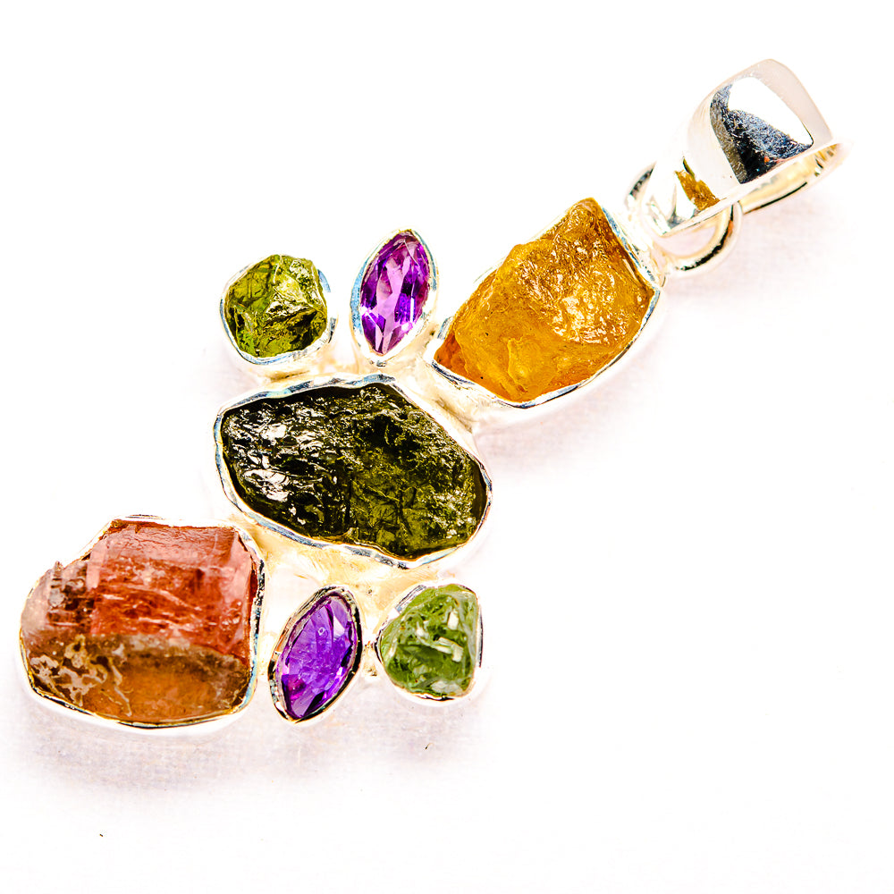 Tourmaline Pendants handcrafted by Ana Silver Co - PD32161 - Photo 2