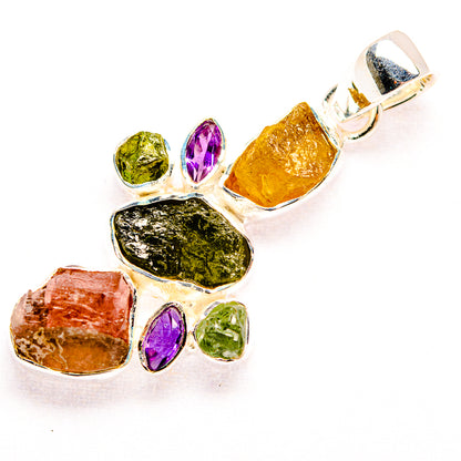 Tourmaline Pendants handcrafted by Ana Silver Co - PD32161 - Photo 2